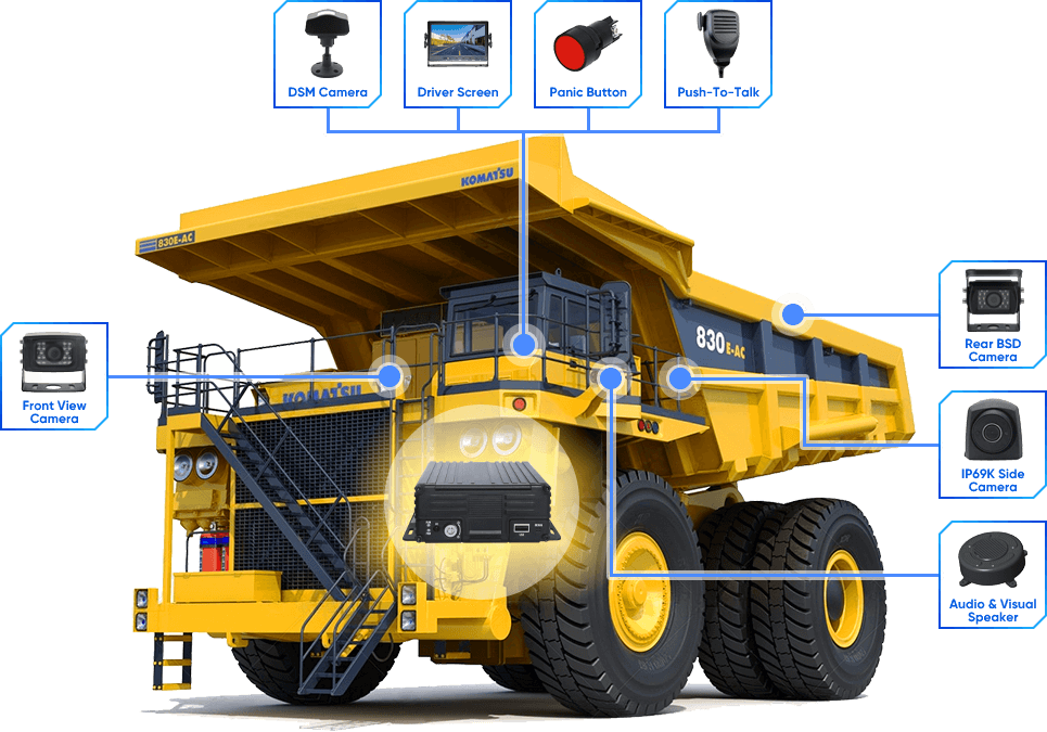 Mining Truck System Diagram